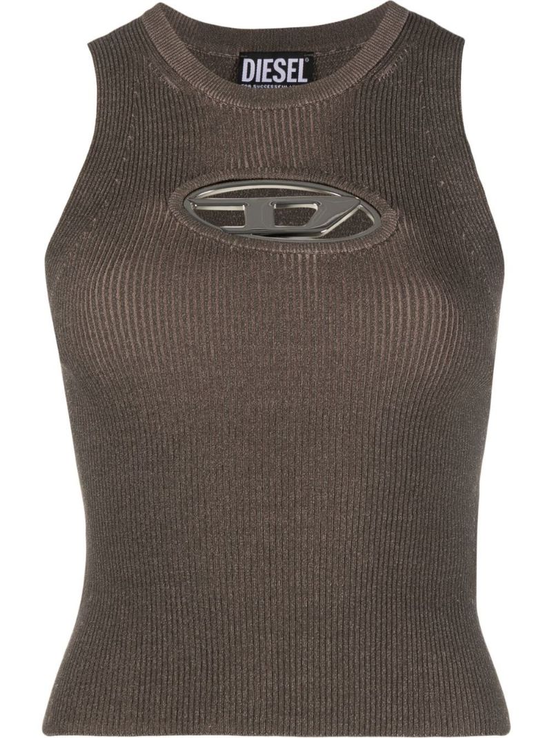 Brown M-onerva-top Tank Top
