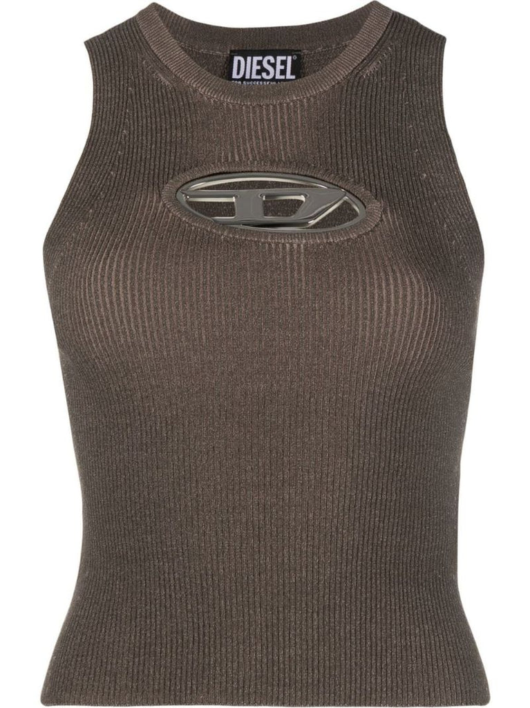 Brown M-onerva-top Tank Top