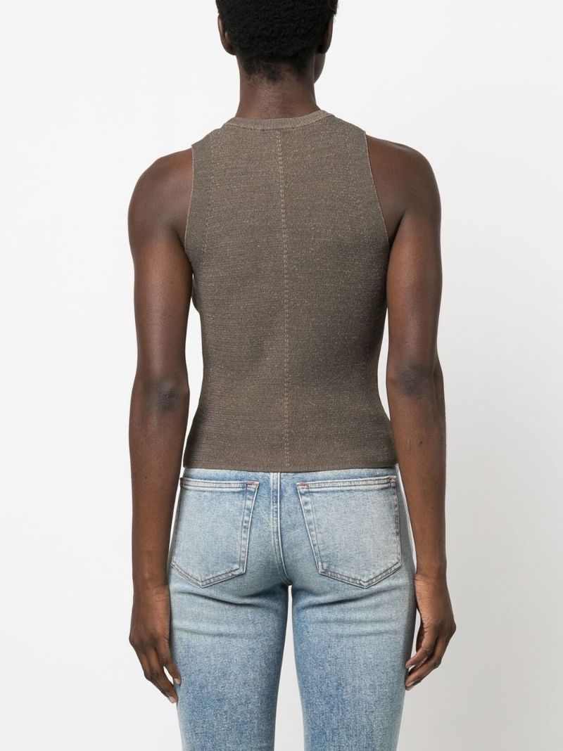 Brown M-onerva-top Tank Top