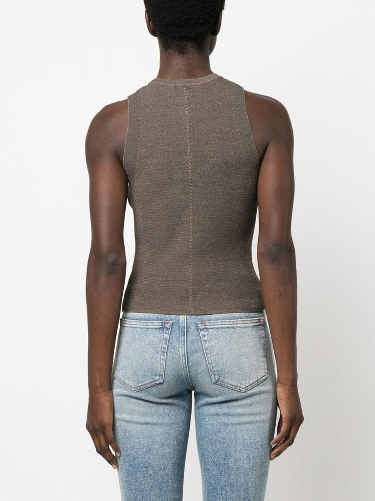 Brown M-onerva-top Tank Top