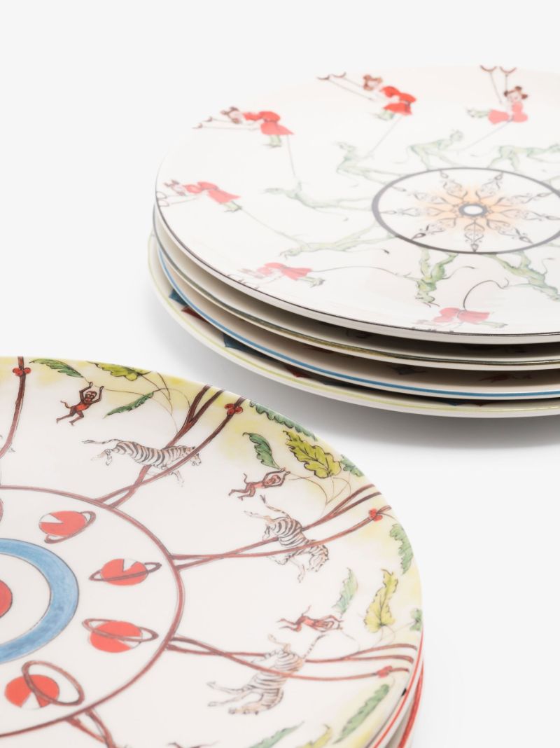 Neutral Playplates Mix and Match Ceramic Dinner Plates
