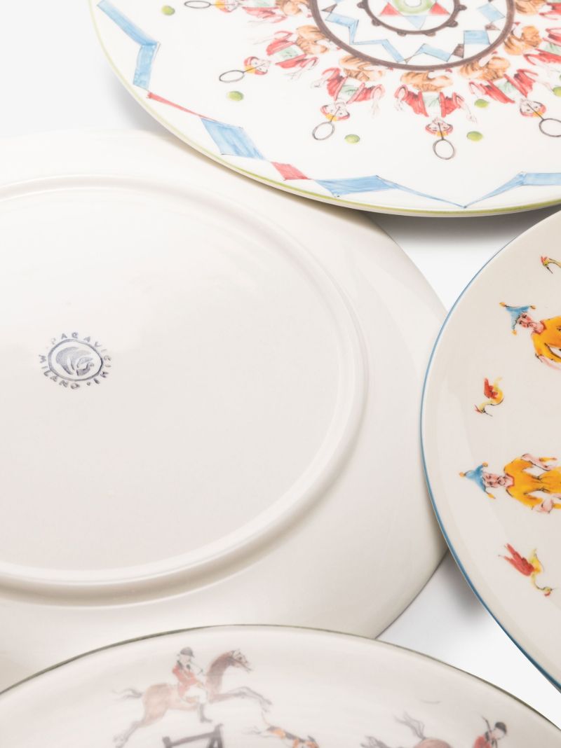 Neutral Playplates Mix and Match Ceramic Dinner Plates