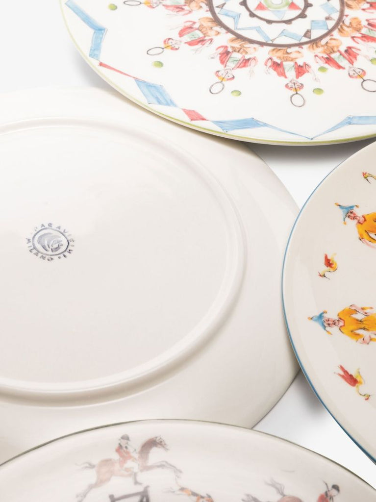 Neutral Playplates Mix and Match Ceramic Dinner Plates