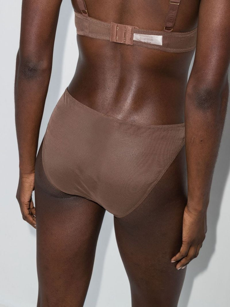 Brown Tulle Thong Set