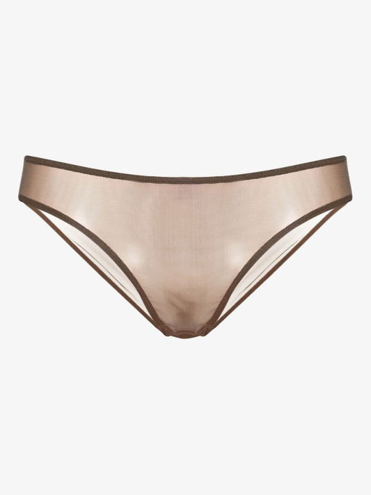 Brown Tulle Thong Set