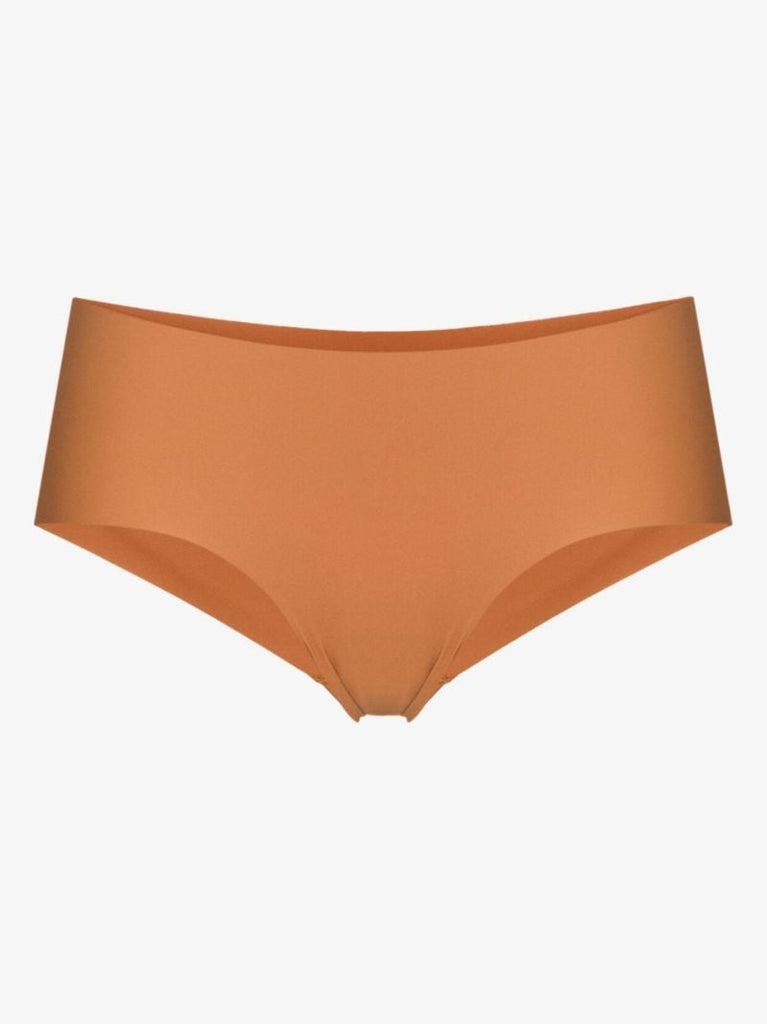 Brown Naked Boyshort Brief Set