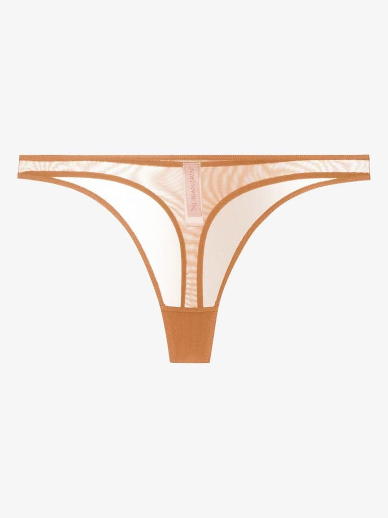 Neutral Tulle Thong Set
