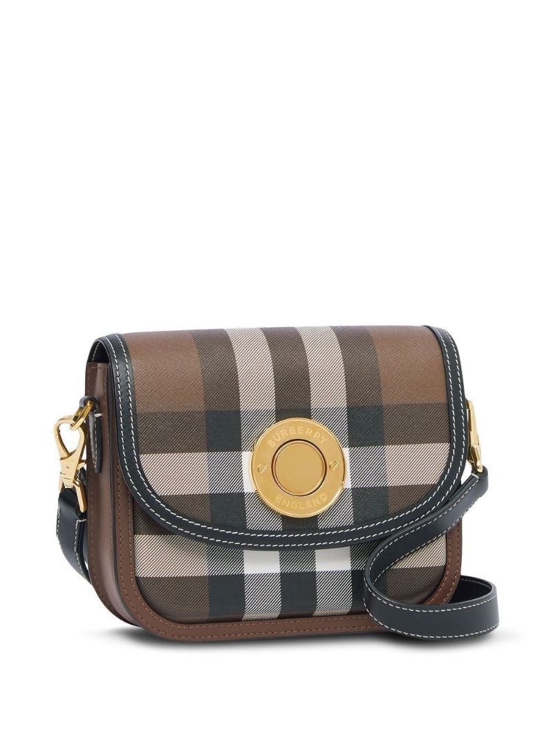 Brown Check Elizabeth Small Cross Body Bag