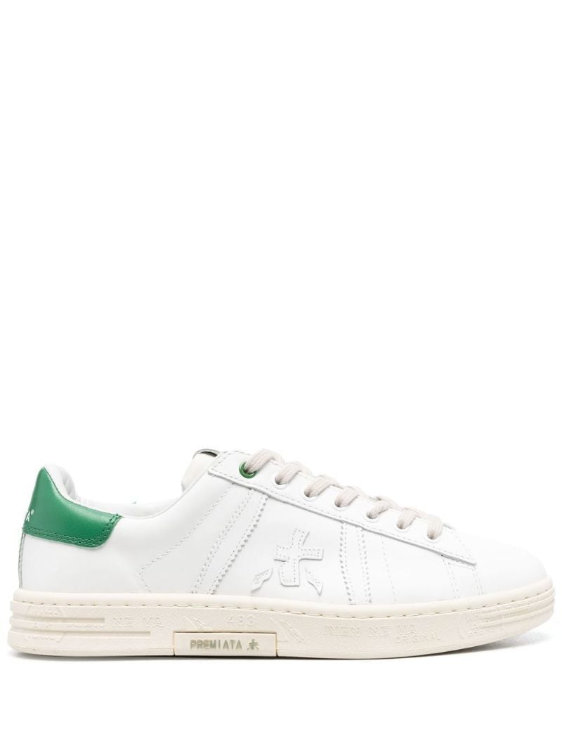 White Russel Low-top Sneakers
