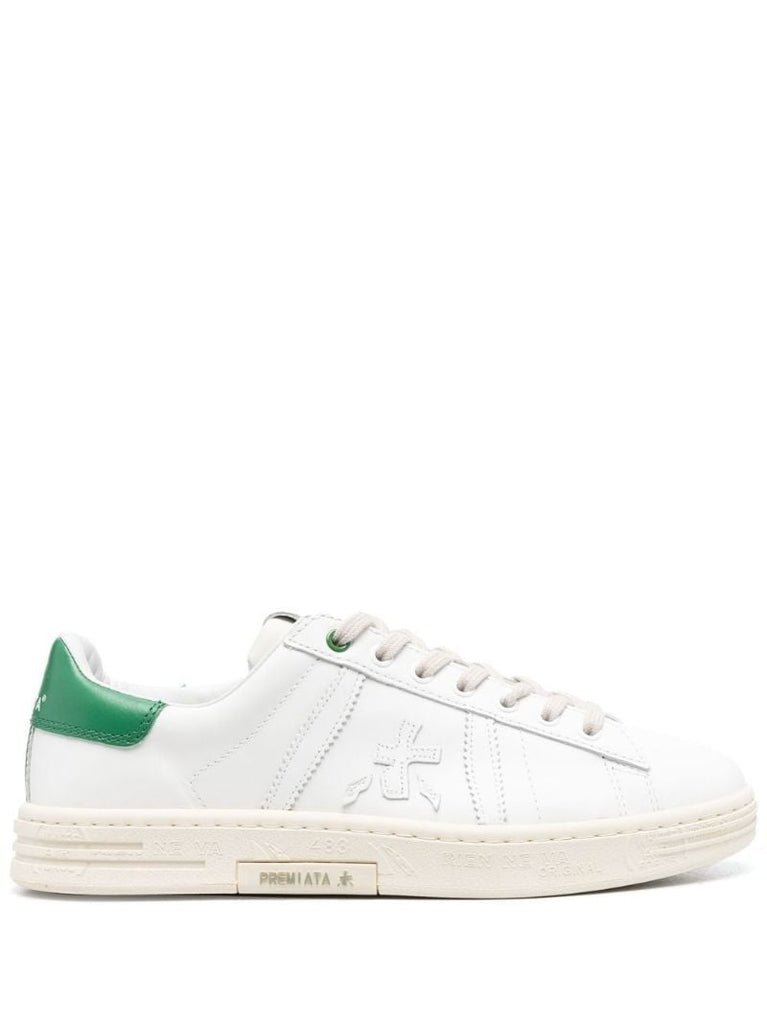 White Russel Low-top Sneakers