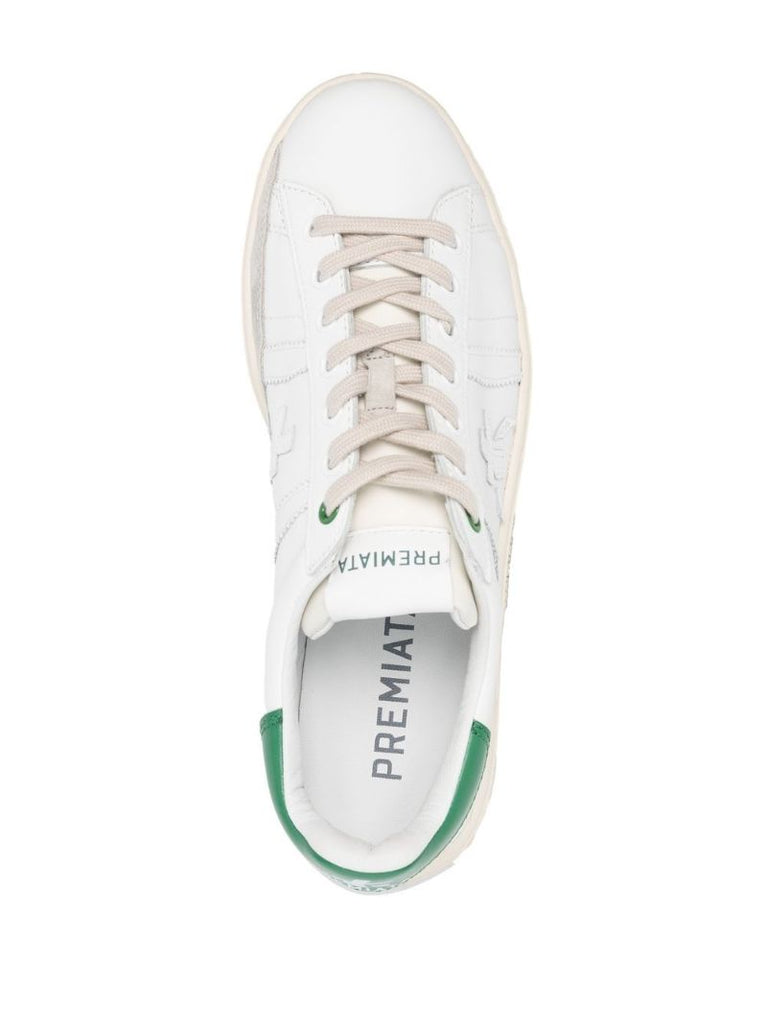 White Russel Low-top Sneakers