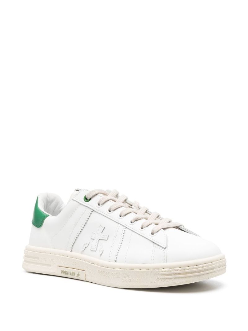 White Russel Low-top Sneakers