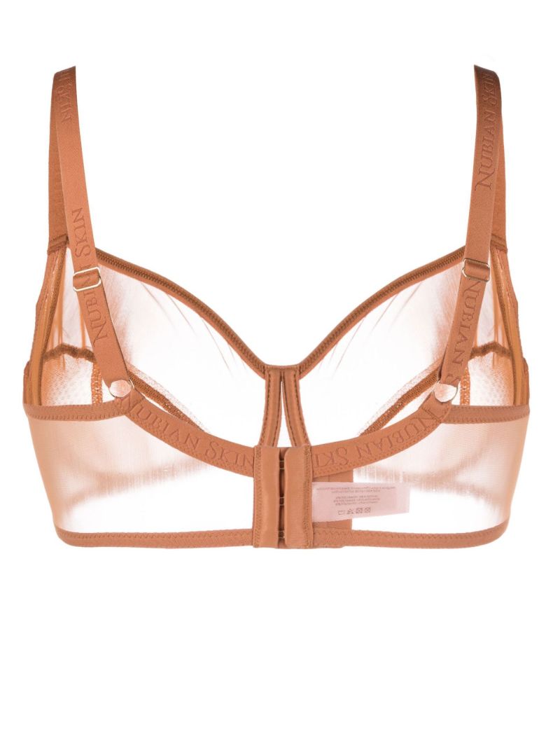 Neutral Fuller Bust Tulle Bra