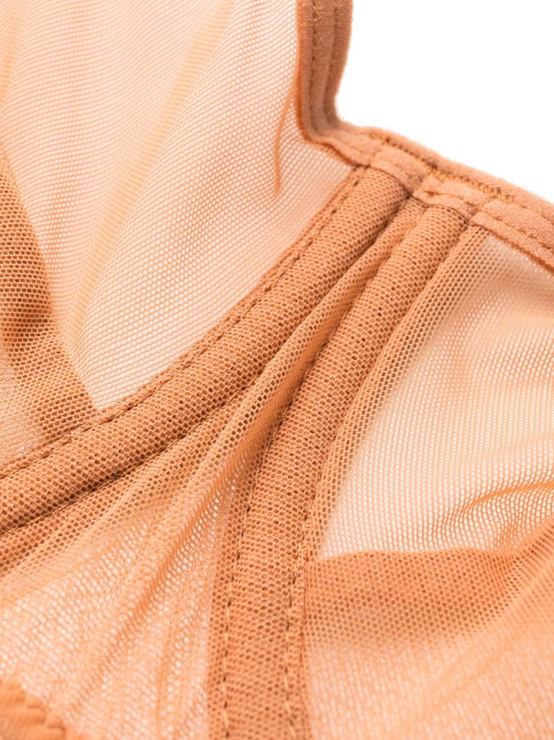 Neutral Fuller Bust Tulle Bra