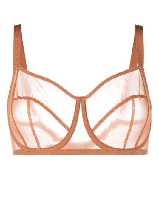 Neutral Fuller Bust Tulle Bra