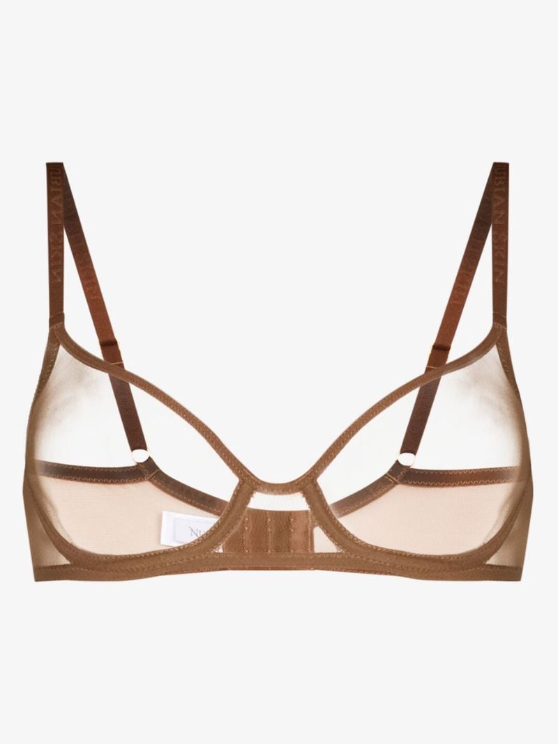 Brown Naked Underwired Bra