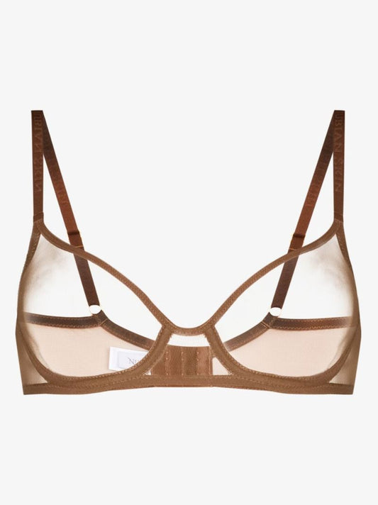 Brown Naked Underwired Bra