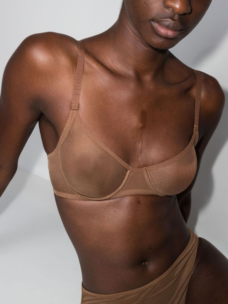 Brown Naked Underwired Bra