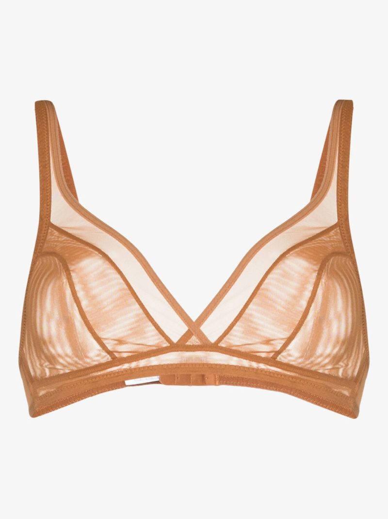 Neutral Wireless Triangle Bra