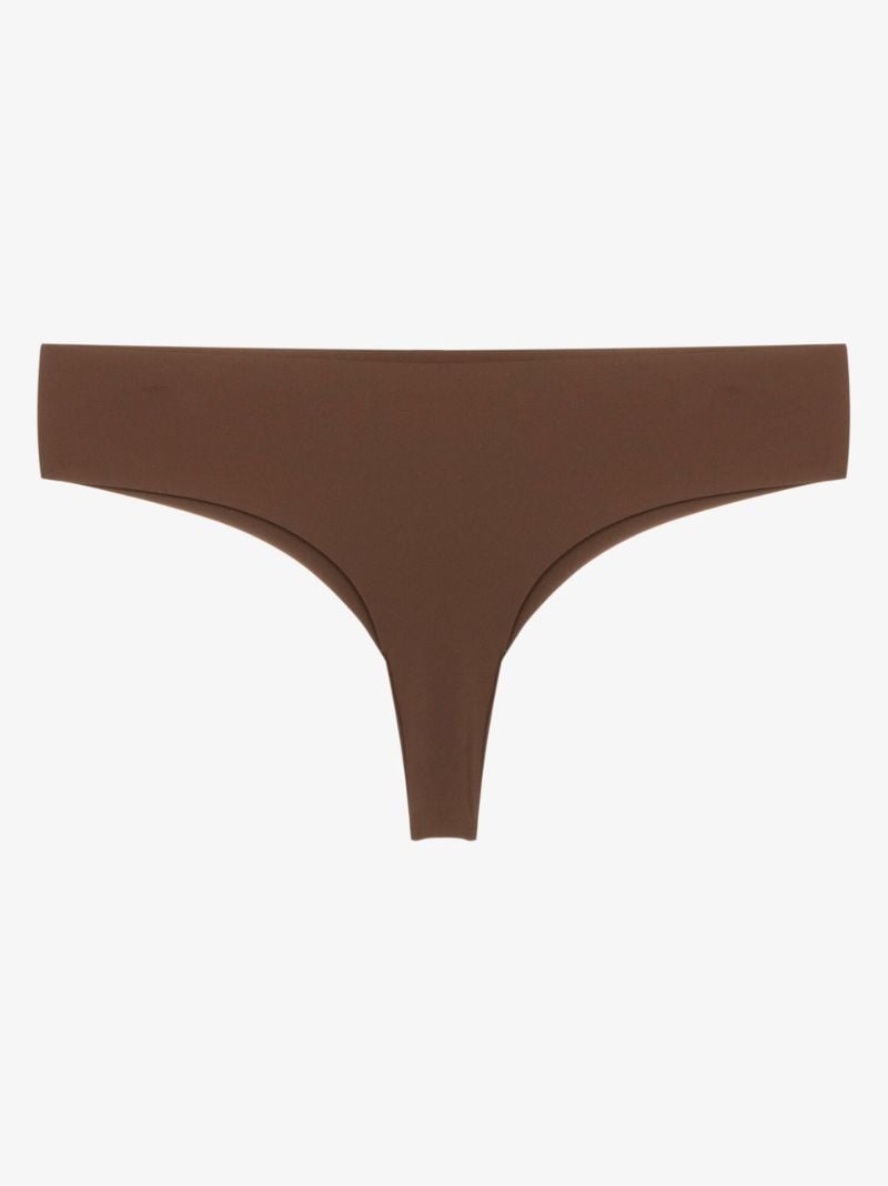 Brown Naked Brazilian Thong Set