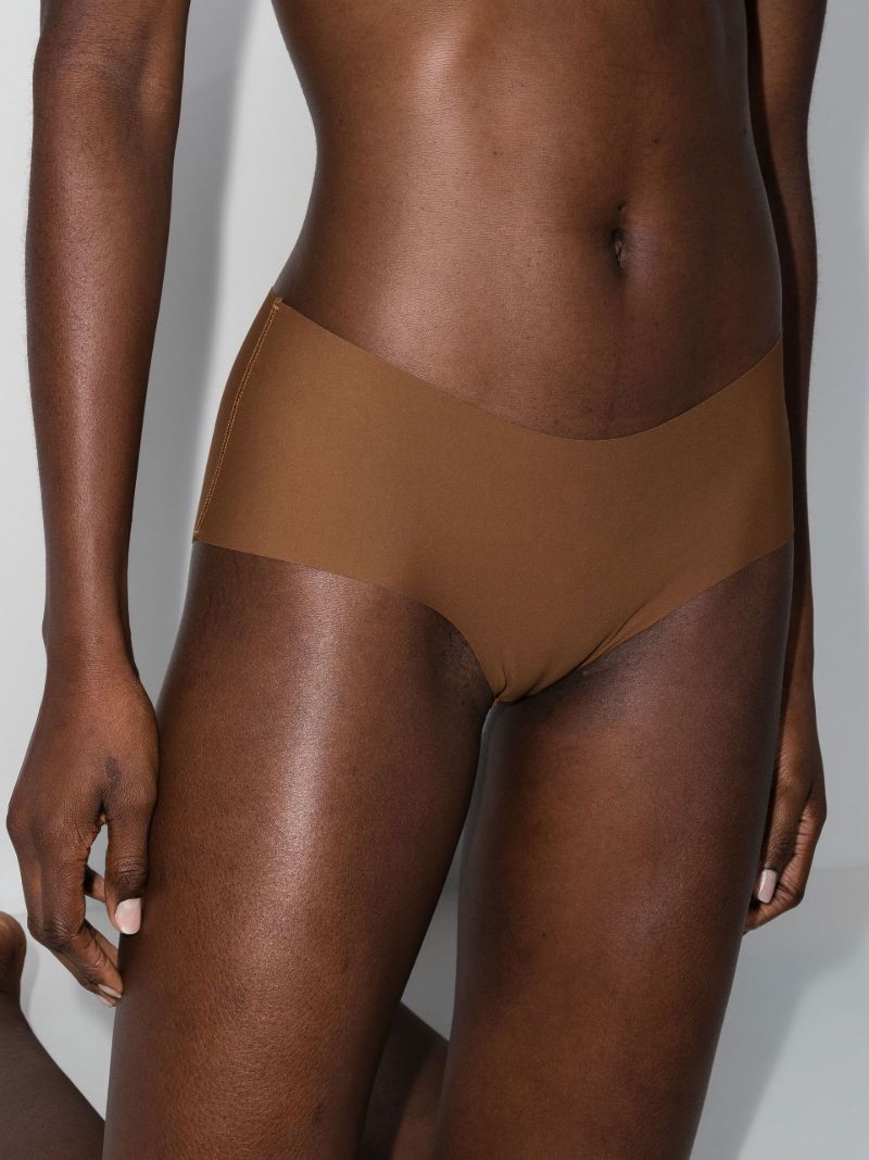 Brown Boyshort Briefs Set