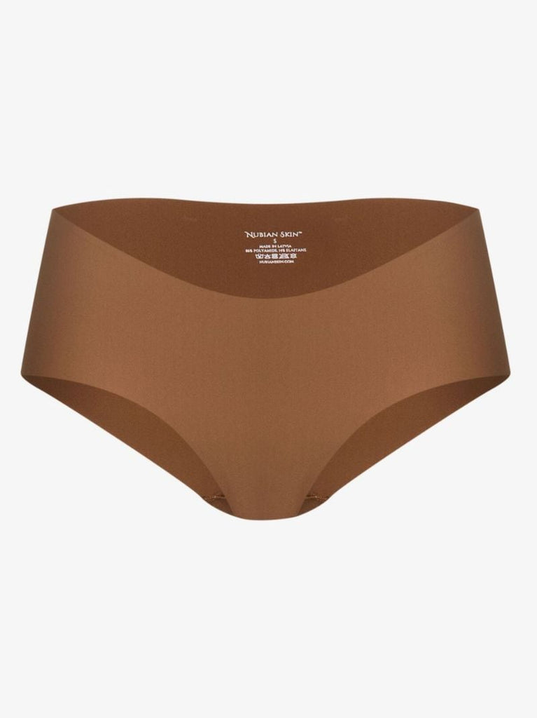 Brown Boyshort Briefs Set