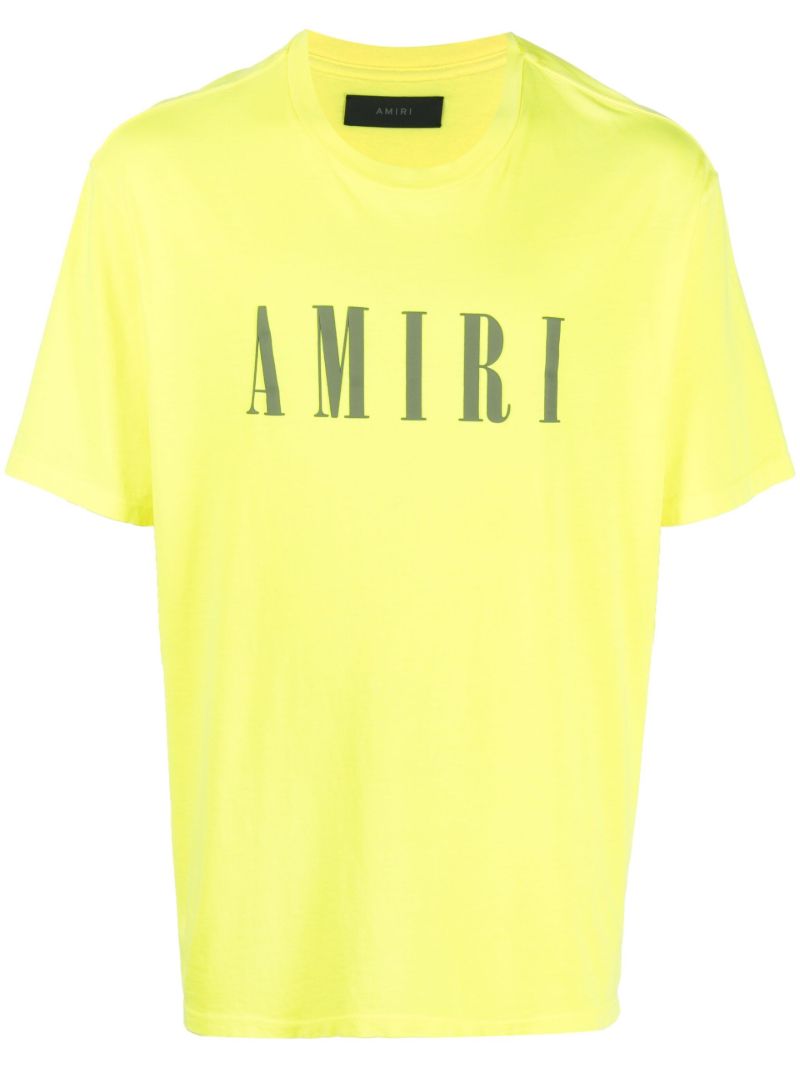 Yellow Core Logo Cotton T-shirt