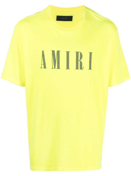 Yellow Core Logo Cotton T-shirt