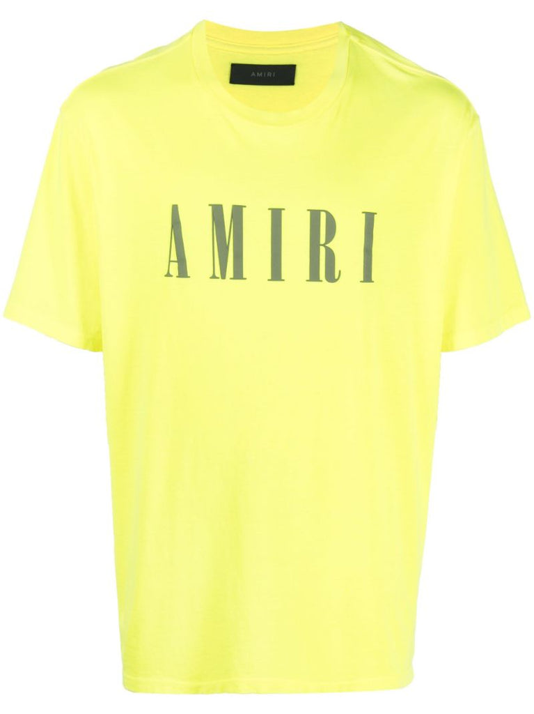Yellow Core Logo Cotton T-shirt