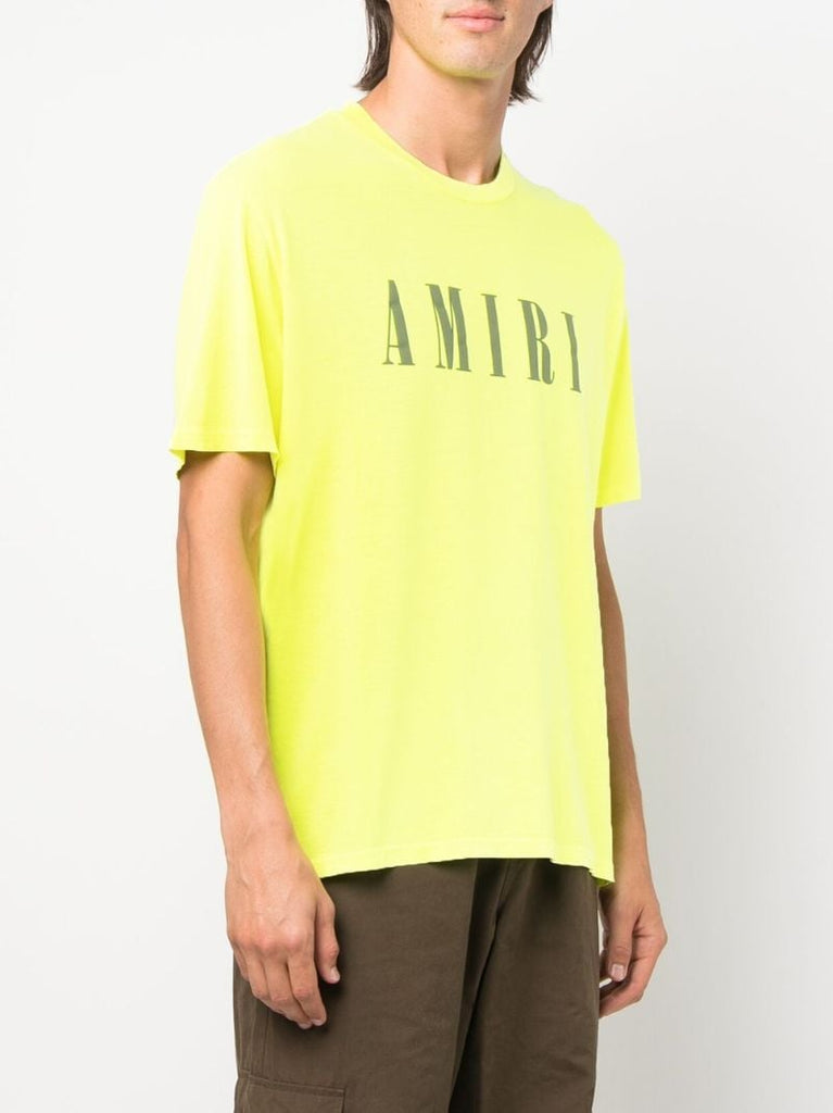Yellow Core Logo Cotton T-shirt