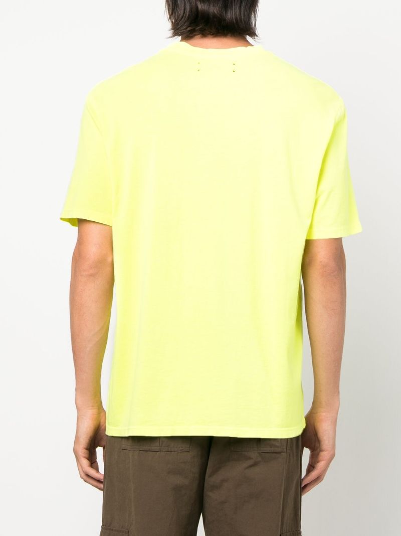Yellow Core Logo Cotton T-shirt