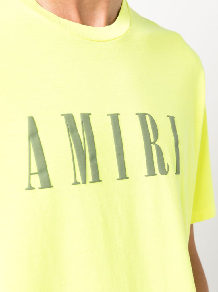Yellow Core Logo Cotton T-shirt