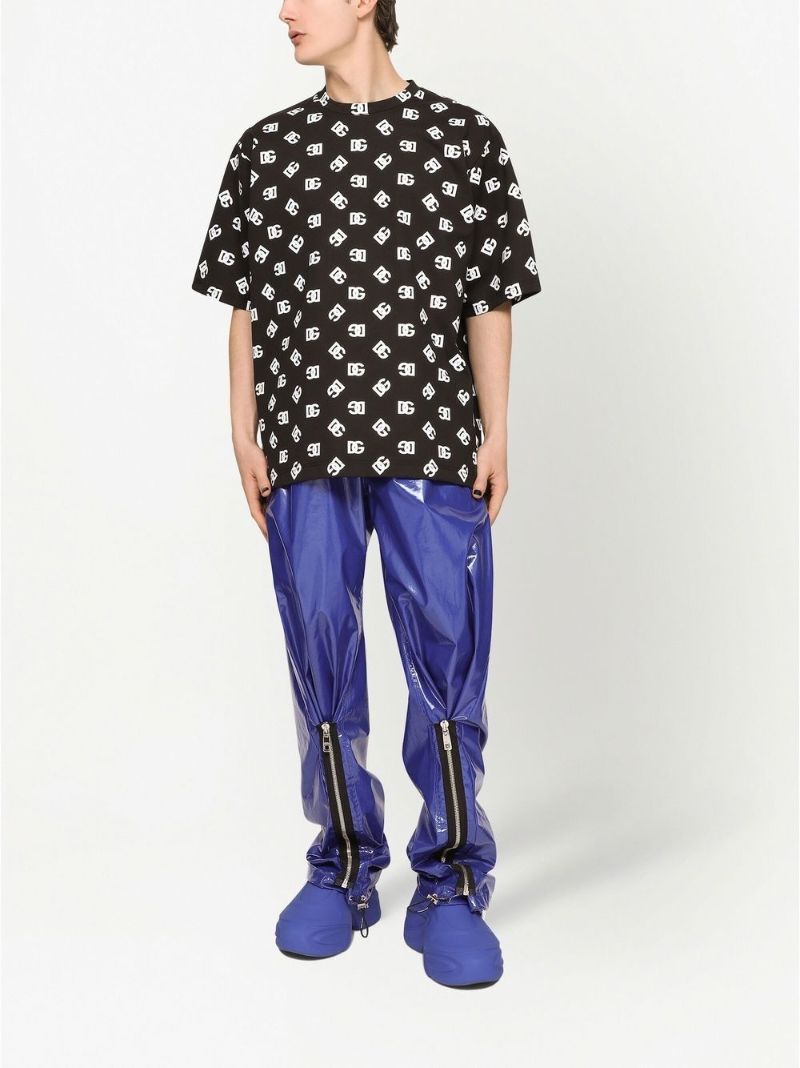 Black Dg Logo Print T-shirt