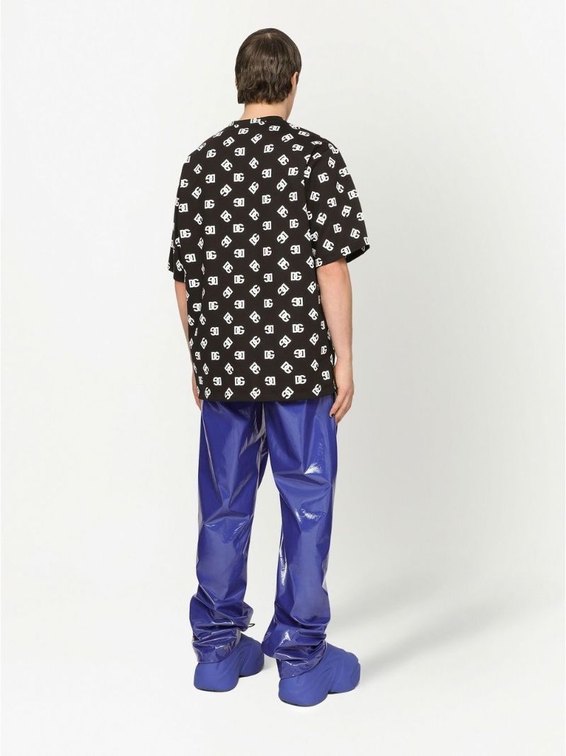 Black Dg Logo Print T-shirt