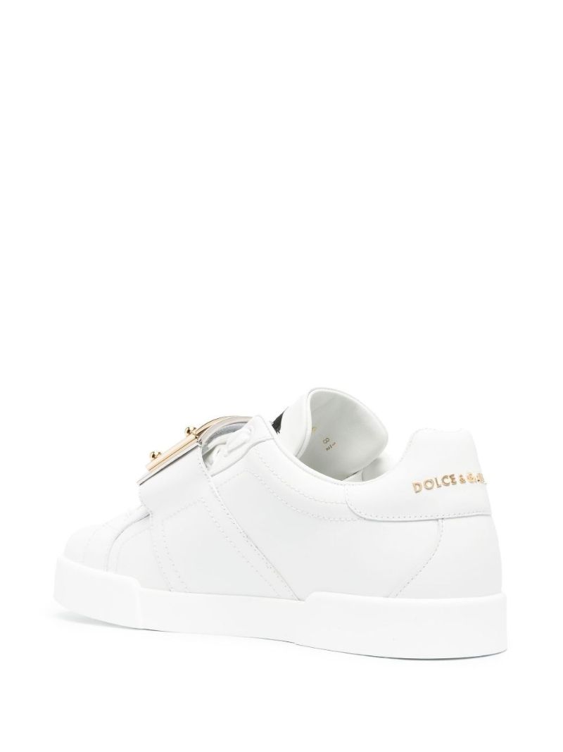 White Portofino Low-top Leather Sneakers