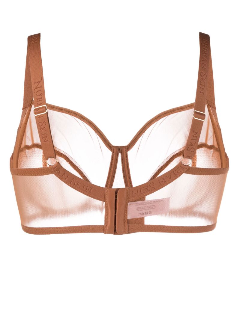 Brown Fuller Bust Tulle Bra