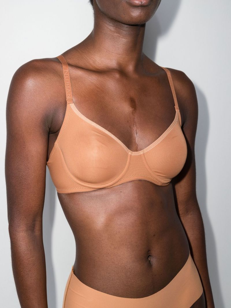 Brown Naked Underwired Bra