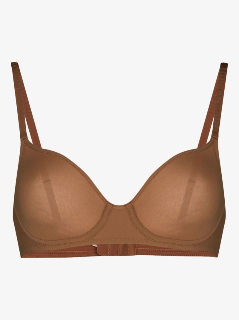 Brown Naked Seamless Underwired Bra