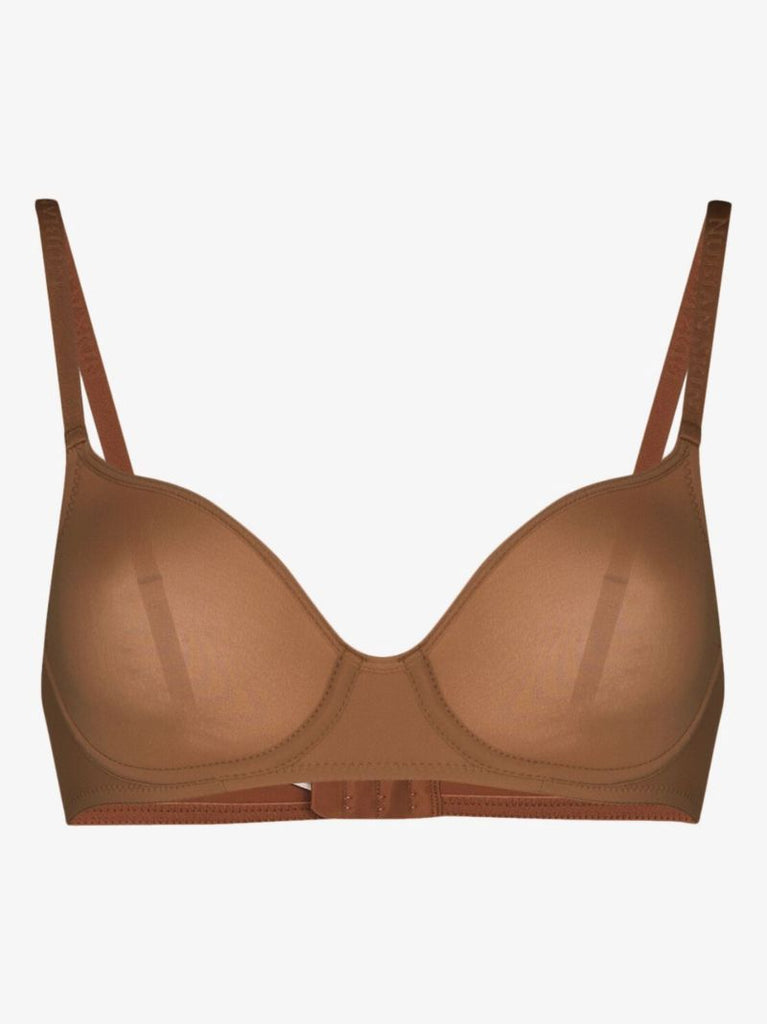 Brown Naked Seamless Underwired Bra