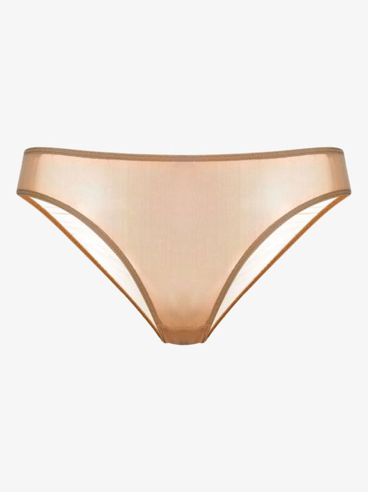 Neutral Tulle Brief Set