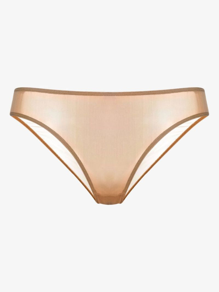 Neutral Tulle Brief Set