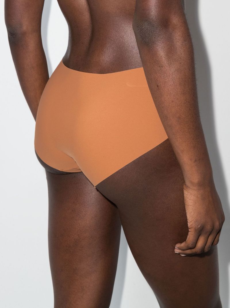 Neutral Naked Boyshort Briefs Set