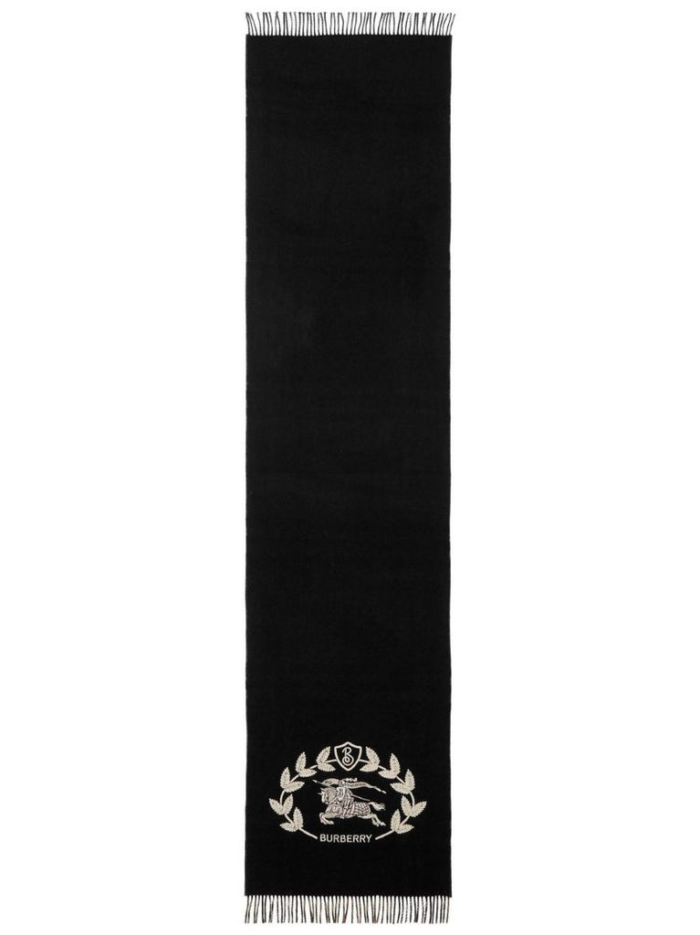 Black Reversible Check Ekd Cashmere Scarf