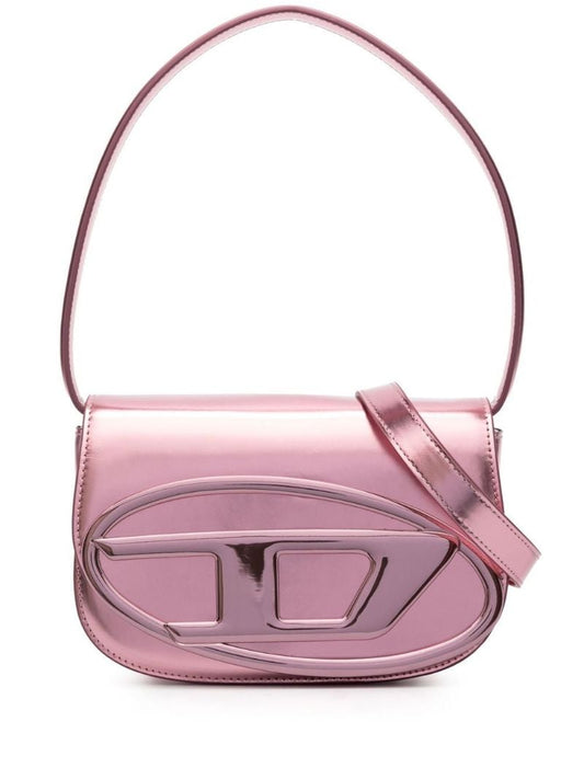 Pink 1dr Leather Shoulder Bag