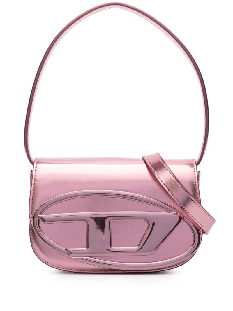Pink 1dr Leather Shoulder Bag
