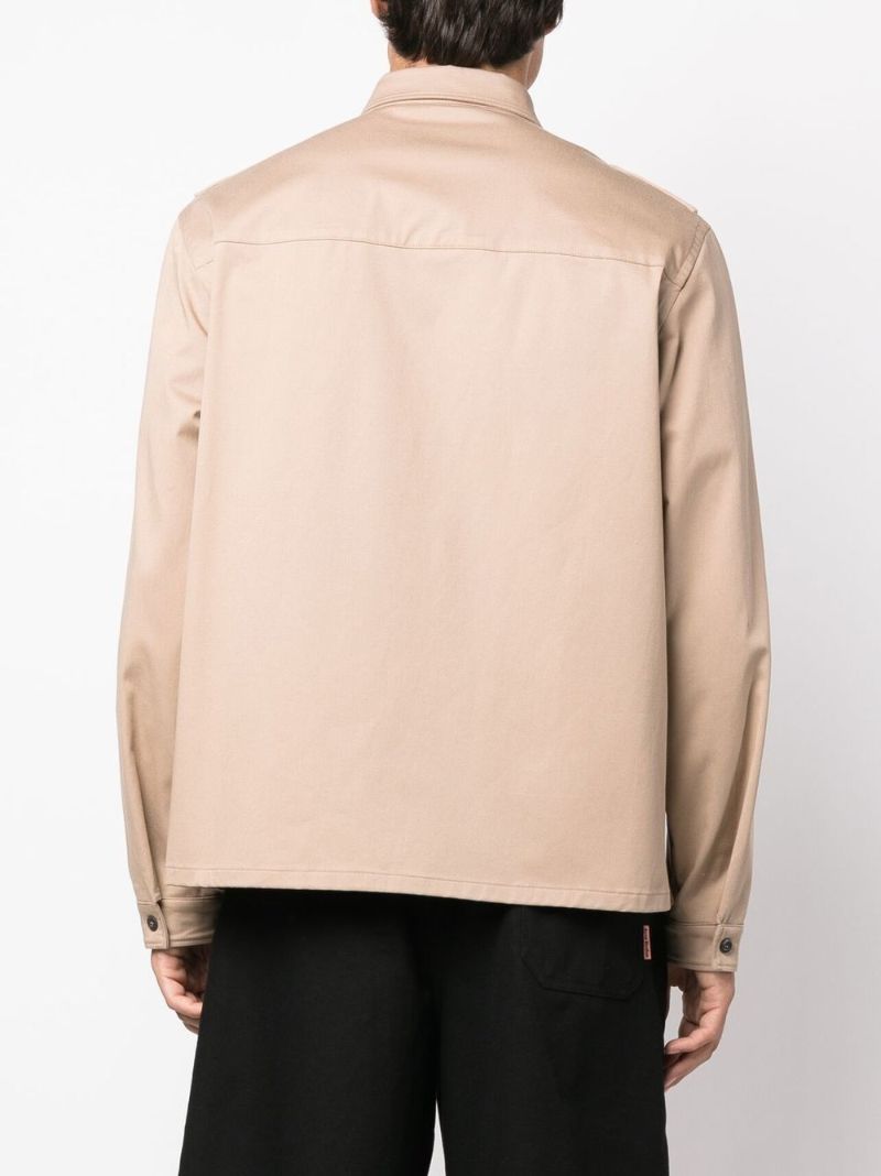 Neutral Logo Cotton Shirt