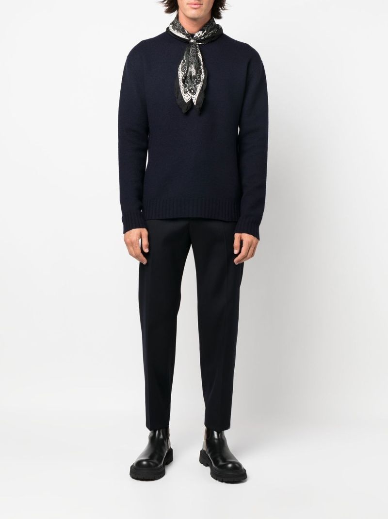 Blue Wool Sweater