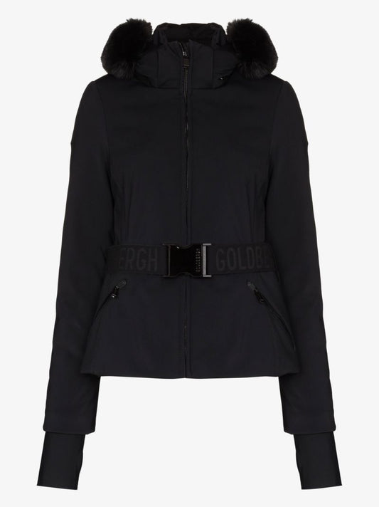 Black Hida Padded Ski Jacket