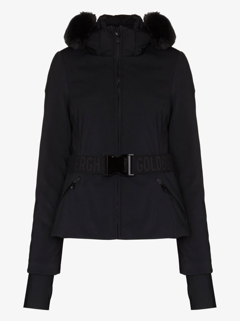 Black Hida Padded Ski Jacket