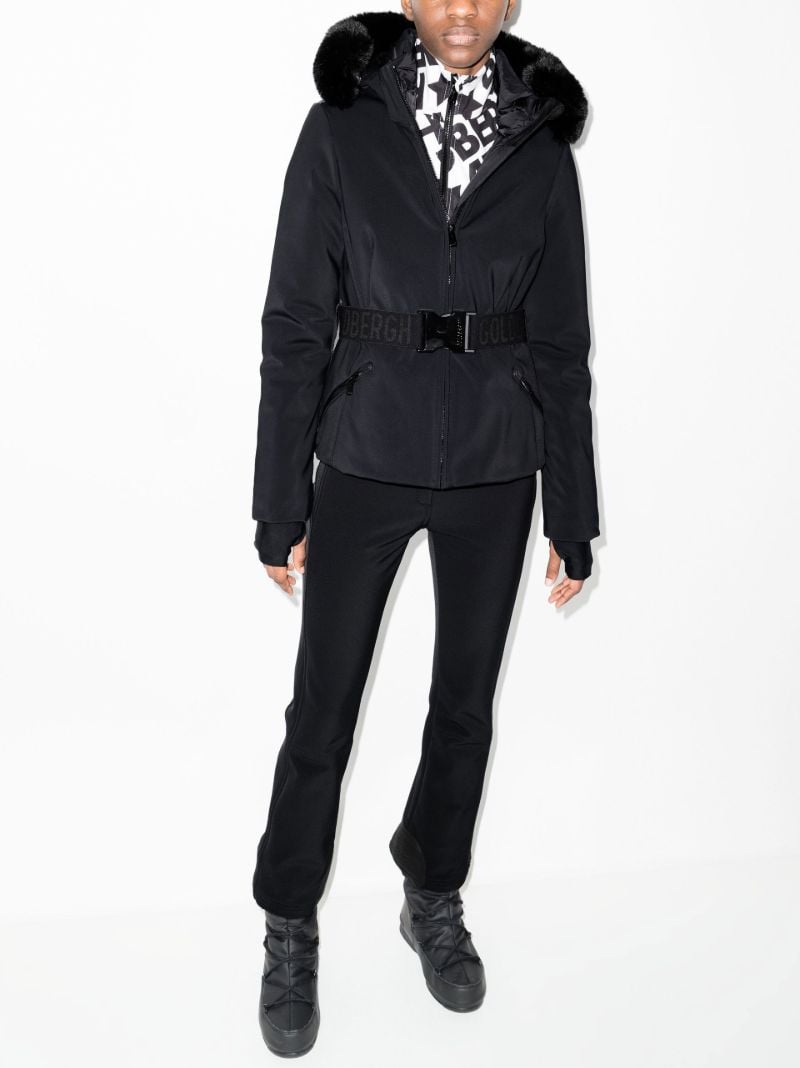 Black Hida Padded Ski Jacket